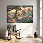 Masal Bahçesi Kanvas Tablo