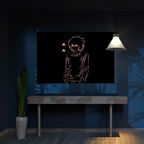 Death Note Kırmızı Kanvas Tablo