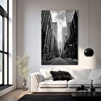 Gökdelenler Arasında Kanvas Tablo