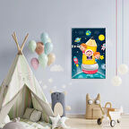 Yıldızlar Arasında Uçuş Kanvas Tablo