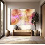 Altın Şelale Kanvas Tablo