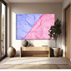 Buzul Mavisi Kanvas Tablo