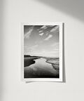 Çerçevesiz Poster Monokrom Dinginlik