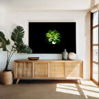 Yapraktaki Damla Kanvas Tablo