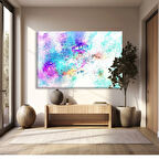 Galaksi Sıçraması Kanvas Tablo