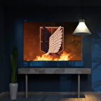 Attack On Titan Logo Kanvas Tablo