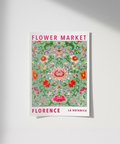Çerçevesiz Poster Flower Market Florence