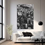 Şehir Karmaşası Kanvas Tablo