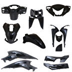 Honda Dio 110 Kaporta Set Siyah