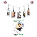 Instax Tüm Mini Makineler ile Uyumlu 10'lu Film ve 5'li Resim Askısı