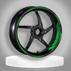 Gogo Reflektörlü Yeşil Üniversal Racin Şerit 009