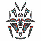 Gogo Yamaha MT25 (2020-2024) Full Tank Pad Set 010