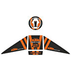 Gogo KTM Adventure 250 (2019-2022) Tank Pad Set 003 Siyah/Turuncu