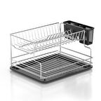 2 Katlı Tabaklık Bulaşıklık Krom