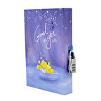 Kilitli Kutulu Ajanda Günlük Not Hatıra Defteri Notebook Mor