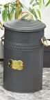 Metal 30 Litre Büyük Un Bakliyat Kovası Antrasit
