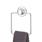 Banyo Tuvalet Havlu Askısı Krom Duvara Monte Vidalı Kare