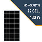 LEXRON 430W MONOKRİSTAL GÜNEŞ PANELİ