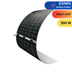 550w Esnek Güneş Paneli Marin / Karavan / Trapez Çatı / Branda Üstü gibi Alanlara Kolay Montaja  Uygun Solar Panel HT72-18X NLM