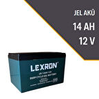 LEXRON 14 A AH Amper 12V JEL AKÜ