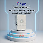DEYE 8KW HİBRİT TRİFAZE İNVERTER LV