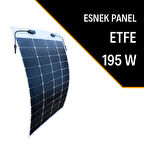 LEXRON 195W 10BB ETFE ESNEK MONOKRİSTAL GÜNEŞ PANELİ