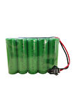 SERTEC 6V 5S1P AA 800 MAH KABLO + SİYAH KONNEKTÖRLÜ OYUNCAK PİLİ