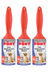 PONY TÜY TOPLAYICI RULO 3 LÜ SET KEDİ KÖPEK