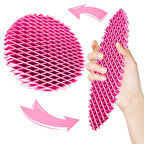 Orijinal Morf Flexi Fidget Stres Oyuncağı Worm fidget Stres Giderici Solucan Stres Yay - Pembe