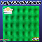 Yeşil Creative Blok Klasik Zemin - Lego Uyumlu Zemin Parça - Yer Puzzle Lego - Lego Classic Zemin - Yeşil Klasik Zemin