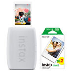Instax mini Link 3 Beyaz Akıllı Telefon Yazıcısı ve 20'li mini Film