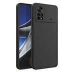 Xiaomi Poco X4 Pro 5G Premium Silikon Kılıf Siyah