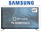 Samsung 43Q7FA Tv Ekran Koruyucu - Samsung 43" inç KIRILMAZ Ekran Koruyucu QE43Q7FAAUXTK