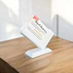 Kartvizitlik/kart Standı/kartvizit/masa Üstü Kartlık/Kartlık/40 Adet KarT Sığmakta