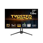 TWISTED MINDS 27" TM27FHD120IPS FHD 120HZ 1MS HDMI DP IPS ÇERÇEVESİZ GAMING MONİTÖR
