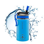 Grosche Lil Chill İzolasyonlu Çocuk Su Matarası Mavi 360 ml