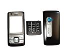 Nokia 6280 Kapak Nokia 6280 uyumlu Siyah ön Kapak Arka Kapak ve Tuş Takımı
