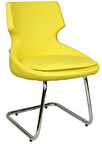 Bürocci Zaga Metal Ayaklı  Misafir Koltuğu-Sarı-2023J0113 