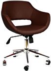 Bürocci Viva Metal Ayaklı Çalışma Koltuğu-Kahverengi-2021A0121