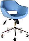 Bürocci Viva Metal Ayaklı Çalışma Koltuğu-Mavi-2021A0119