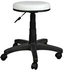 Bürocci Plastik Ayaklı Tabure-Beyaz-2999G0109