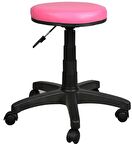 Bürocci Plastik Ayaklı Tabure-Pembe-2999G0120