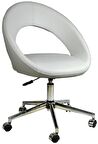 Bürocci Miranda Metal Ayaklı Çalışma Koltuğu-Beyaz-2222K0109