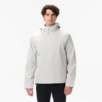 Nautica Erkek Gri Regular Fit Kapüşonlu Su Geçirmez Yağmurluk