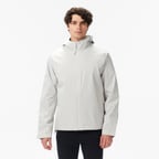 Nautica Erkek Gri Regular Fit Kapüşonlu Su Geçirmez Yağmurluk