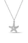 Deniz Yıldızı Tasarım Kadın 925 Ayar Gümüş Kolye