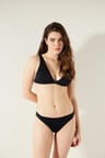 Siyah Basic Slip Bikini Altı