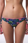 Çiçekli Ciele Yüzük Detaylı Bikini Altı
