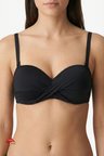 Siyah Beauty Toparlayıcı Bikini Üstü