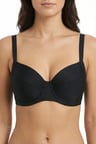 Si̇yah Plus Balen Bikini Üstü